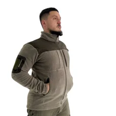Кофта VOGEL теплая флисовая с липучками под шевроны масло Турция L